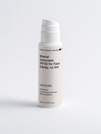 Mineral Sunscreen SPF30 for Face & Body, no tint